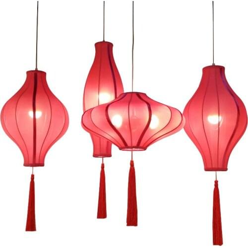 Chinese Solid Pumpkin Restaurant Pendant Light Balcony Corridor Study Room Hanging Lamp Coffee House Bedroom Pendant Lamps