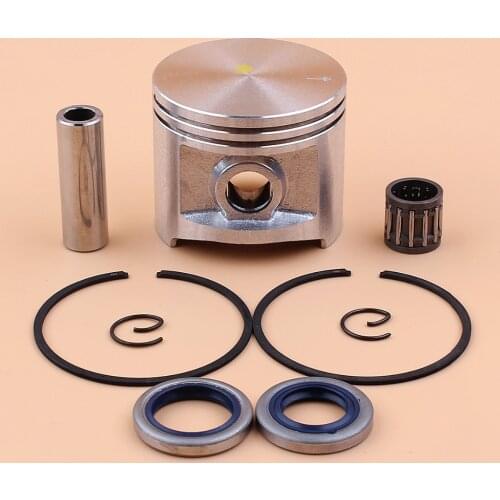 50mm Piston Ring Bearing Oil Seal Kit For HUSQVARNA 372 XP 371 365 362 Gas Chain Saws Engine Motor Parts