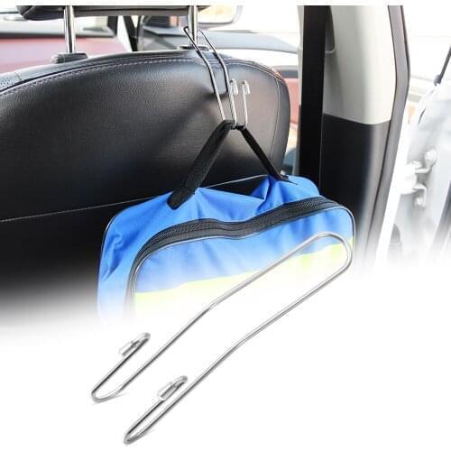 Metal Car Seat Headrest Hanger Hook Fastener Clip for Toyota Hilux Fortuner Land Cruiser Camry Coralla Crown RAV4 Highland