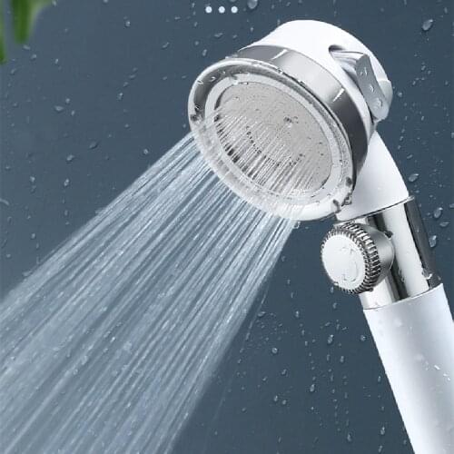 PDQ Hot Sale 300 Holes Shower Head Water Saving Flow With Chrome ABS Rain High Pressure spray Nozzle bathroom accessories