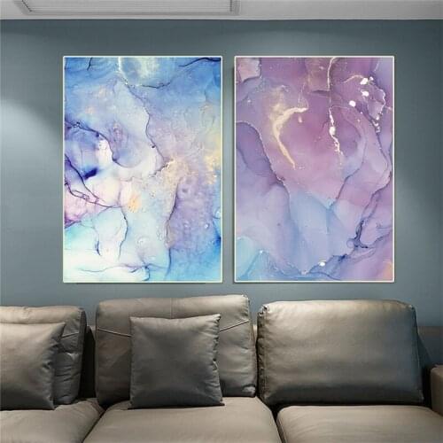 GOODECOR Wall Art Picture Canvas Prints Painting Abstract Colorful Waterproof Posters Prints for Living Room Home Decor No Frame