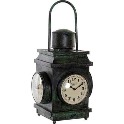 Wall Clock DKD Home Decor Heritage Iron (32 x 32 x 60 cm)