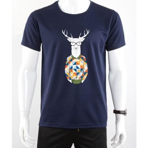 28 Pattern New T-shirt Mens Short-Sleeved Creative T-shirt New Technology Waterproof Antifouling Quick Drying Clothes All-match