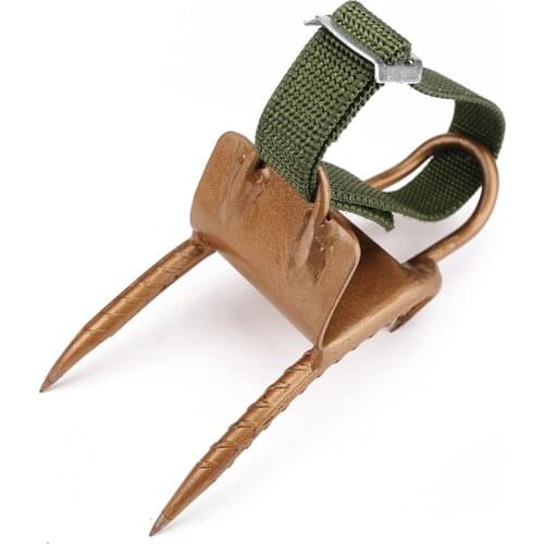 STARY 2020 New Tree Climbing Spurs Spikes Outdoor Iron Claw Tree Climbing Tools Picking Coconuts clamber Gear wholesale