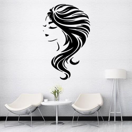 Creative Salon Wall Stickers Adhesive Wallpaper Vinyl Removable Room Decoration For Kids Rooms Home Decor Sticker Decal