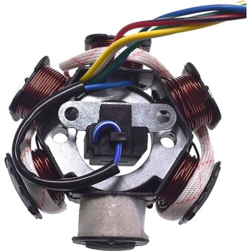 Ignition Switch 9pcs GY6 150CC Electric Wiring Harness Kit Upgraded Multi-Functional ATV Switch Electric Wiring Harness Car