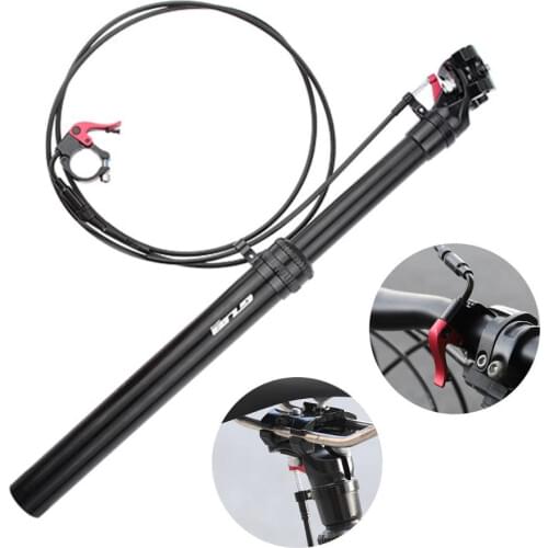 GUB MTB seatpost adjustable height mountain bike 27.2/31.6mm Cable Remote hand control hydraulic seat tube