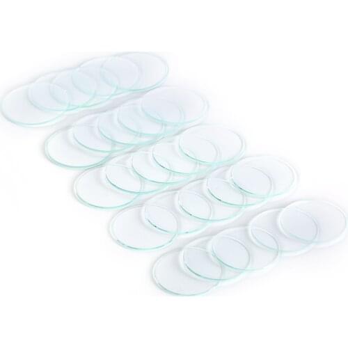 5pcs Size 36mm/37mm/38mm/39mm/40mm Anti-scratch Transparent Round Crystal Watch Glass Part For Watch Repair