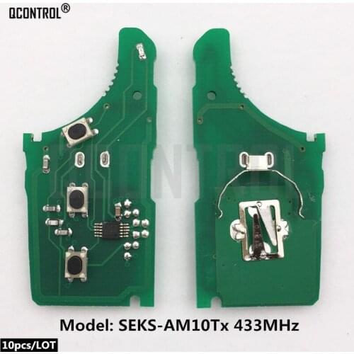 QCONTROL Car Remote Key Electronic Circuit Board for KIA SEKS-AM10Tx CE 0678 433-EU-TP SCK Transmitter Assy