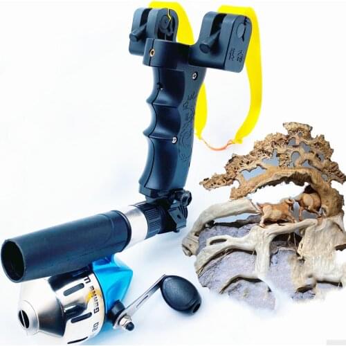 Slingshot New Upgrade With Flat Rubber Band and Laser Infrared fishing Hunting Slingshot shooting arrow launcher Catapult set
