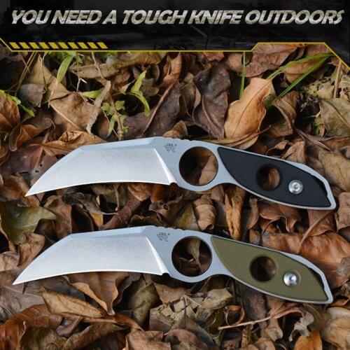Sanrenmu S615 Classic Sharp Tactical Claw Survival Hunting Straight Knife Fixed Blade Outdoor High Quality Hardness Cool Knife