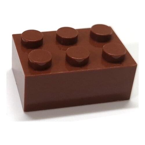 40PCS/lot DIY Building Blocks High 2x3Dots 16Color Educational Game kids Toys for Children Size Compatible With lego