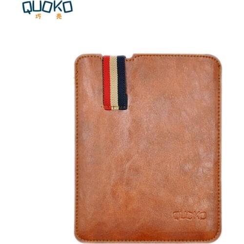 Anti falling style super slim sleeve pouch cover,microfiber leather E-Book sleeve case for Kobo glo HD 6"