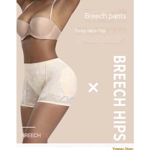 2021 New Hip Enhancer Butt Lifter Womens Body Shaper Padded Panties Lace Push-up Tights Shape Pants Abdomen Panties Shapers