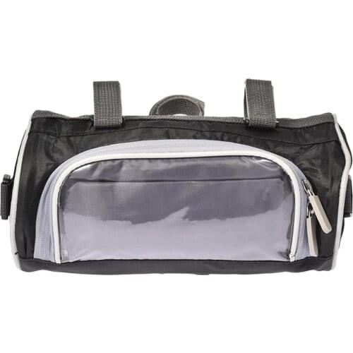 Waterproof Motorcycle Front Bag Handlebar Pouch Removable Handbag Shoulder Pack