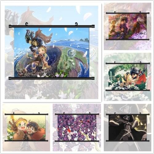 WTQ Made In Abyss Nanachi Rico Regu Bondrewd Ouzen Canvas Painting Retro Anime Posters Wall Decor Wall Art Picture Home Decor