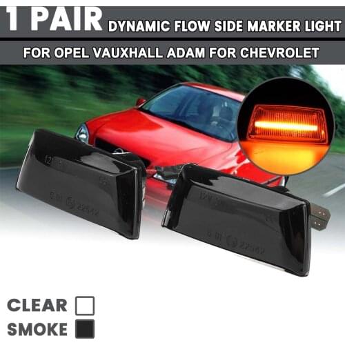 2x 12V LED Side Marker Light for Opel Vauxhall for Zafira B for Chevrolet Turn Signal Light Side Repeater Lamp Panel Lamp