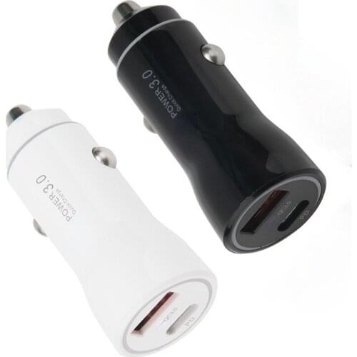 36W USB Car Charger Quick Charge 3.0 Fast Charging for iPhone Xiaomi Samsung Auto Type C QC3.0 PD Mobile Phone Chargers Adapter
