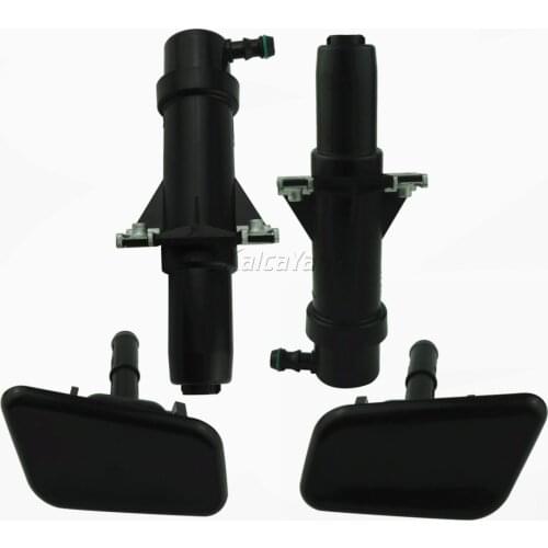 Auto Car Front Headlight Washer Spray Nozzle pump For Hyun dai IX55 Veracruz 2007 -2015 Headlamp washer Jet Cover Caps