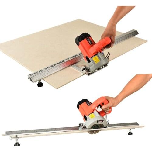 New Woodworking Electric Circular Saw Cutting Machine Guide Foot Ruler Guide Three-in-one 45 Degrees Chamfer Fixture