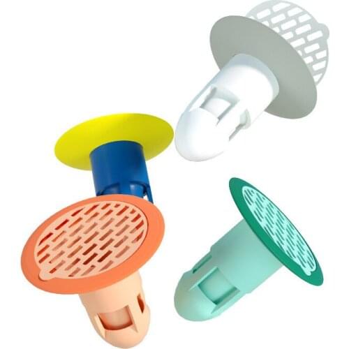 Bathroom Floor Drain Filter Anti-smell Sealing Cover Shower Kitchen Sink Sewer Drain Strainer Plug Hair Catcher Home Accessories