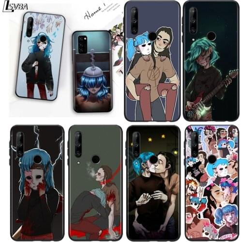 Fashion Sally Face for Honor 30S 30i 30 View V 20 Pro 5G 20S 20E 10X 10 10i 9N 9C 9S 9X Lite Black Phone Case