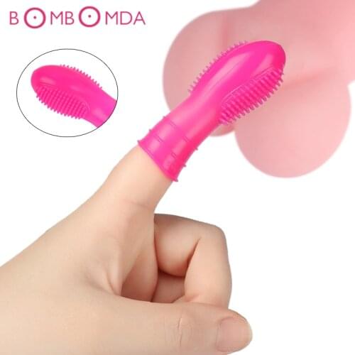 Soft Silicone Finger Sleeve Massager G Spot Clitoris Vagina Stimulator Anal Massagers Adults Products Sex Toys for Men Women Gay