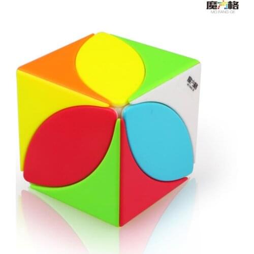 QiYi Maple Magic Cube FengYe Stickerless Speed Magic Cube Professional Puzzle Cube Leaf 56mm 1Pcs Safe ABS Ultra-Smooth Toy