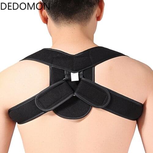 Adjustable Upper Back Shoulder Support Posture Corrector Adult Children Corset Spine Brace Back Belt Orthotics Back Support