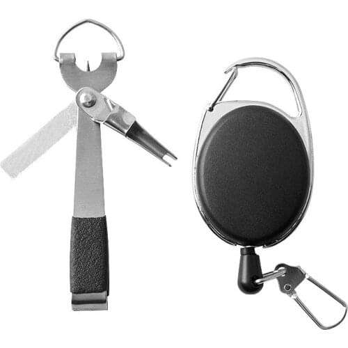 Fly Fishing Clippers Fishing Quick Knot Tool Line Nipper Tying with Zinger Clipper Nipper carp fly tying vise accessories
