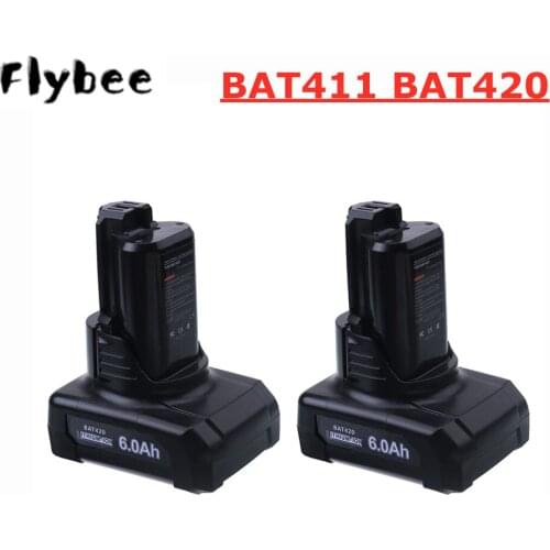 6.0Ah Replacement for Bosch 10.8V/12V Batttery BAT411 BAT411A BAT412 BAT412A BAT413 BAT413A BAT414 D-70745 2607336013 26073360
