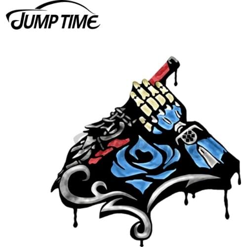 JumpTime 13 x 5.8cm For Nero Icon Icon Devil May Cry Windows Cartoon Waterproof Decal Scratch-Proof Anime Car Stickers