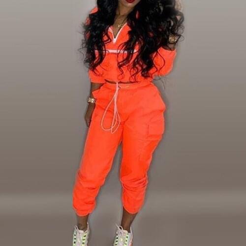 Women Casual Suit Zipper Pullover Collar Thin Suit Ropa Deportiva Mujer Long Sleeve Fashion Solid Color Top And Pants New