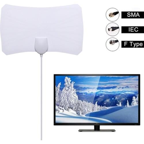 200 Miles Range Indoor Digital HDTV Antenna 25DB 4K 1080P Digital HD TV Antennas Booster Active Indoor Aerial