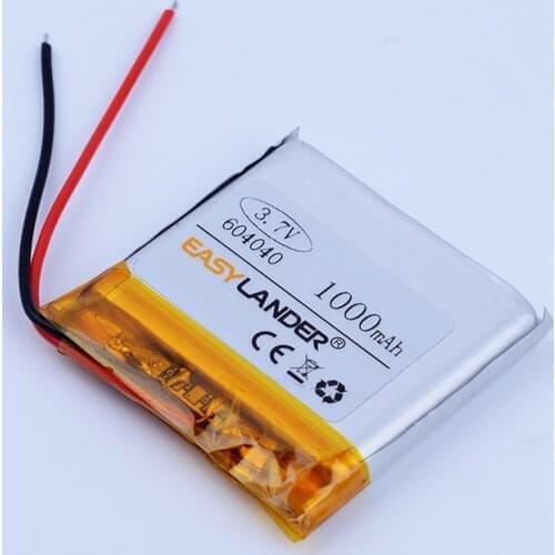 604040 3.7V 1000mAh Lithium li Polymer Li-ion Rechargeable Battery For xiaomi Bluetooth speaker 2 MP4 MP5 GPS PSP phone 064040