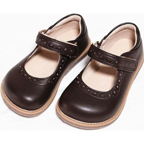 Four Seasons Girls Casual Shoes Handmade High Quality Birthday Party Princess Shoes Baby Childrens Flat Shoes 4T 6T