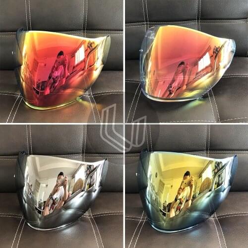 9-color anti-UV Motorcycle Helmet Visor Haif Helnet Visor Lens Case for AGV K5-JET