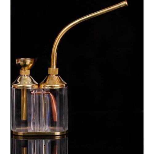 Dual New Purpose Pipe Water Smoking Tobacco Pipe Shisha Hookah Tube Holder Filter