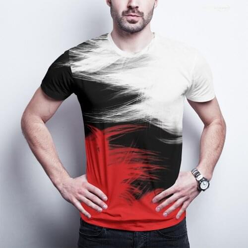 New Abstract Fashion Impression Sewing T-shirt Short Sleeve Fashion 3d Printed Top 2021 Summer Leisure Hip Hop Street Harajuku