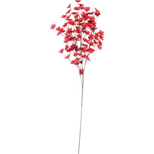 Fake Flowers Bouquets Apple Blossom Artificial Orchid Table Decoration Home Garden Party Valentines Day Beautiful Wedding