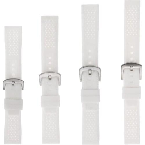 Fashion Silicone Watch Band Rubber Replacement Strap Belt Waterproof White