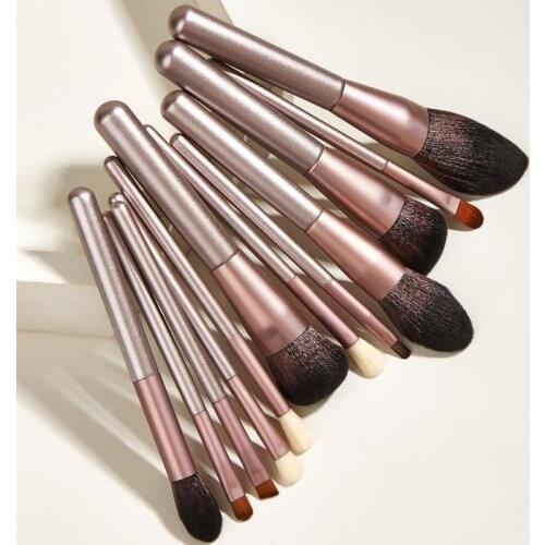 12PCS Makeup Brushes Set Eye Shadow Eyeliner Eyelash Eyebrow Blush Foundation Brush Make Up Brush Tools Kit Maquiagem