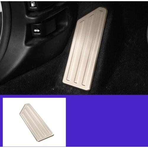 Lsrtw2017 stainless steel car driver foot rest pedal cover trim for honda crv 2017 2018 2019 2020 2021 5 cr-v accessories