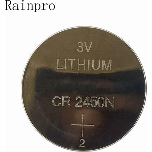 Rainpro 5PCS/LOT CR2450N CR2450 2450 coin cell 3V good quality