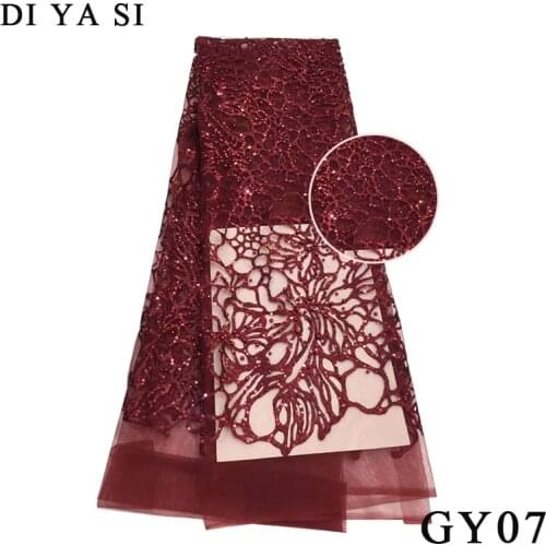 With sequins 450*135CM evening dresses diy car gold lace fabric (high-end clothing accessories, lace fabric 120 cm wide