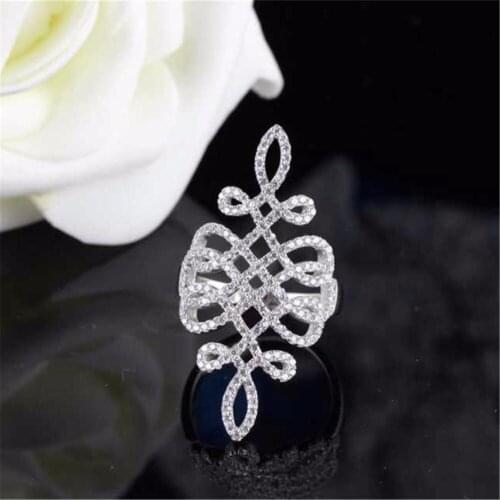 Xc337 Luxury Designer Fashion 925 Sterling Silver Jewelry zirconia Water droplets shape cf