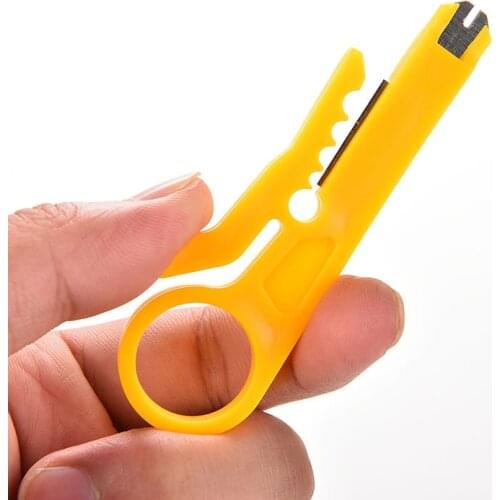 1PC Mini Portable wire stripper Knife crimper Pliers crimping tool Cable Stripping Wire Cutter Pocket multi tools Cut Line Tools