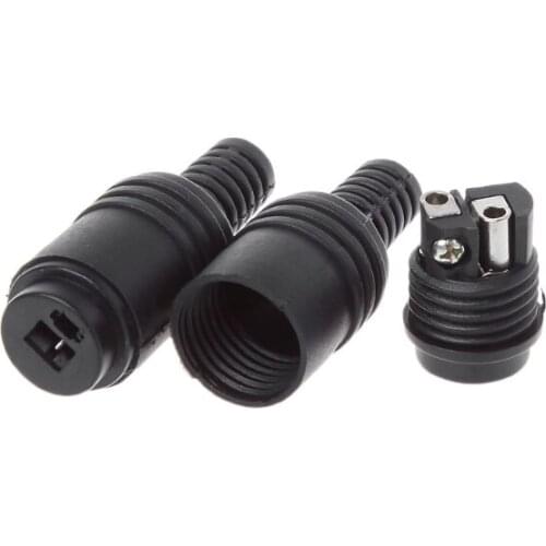 10 Pcs 2 Pin DIN Speaker Plug 2-Pin Plug Hifi Loudspeaker Cable Solder Connector