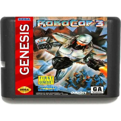 Robocop 3 16 bit MD Game Card For Sega Mega Drive For Genesis