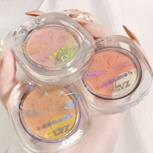 3 Colors Blush Peach Pallete Face Blush Mineral Pigment Palette Cream Shining Blusher Face Red Shadow Cosmestics Powder